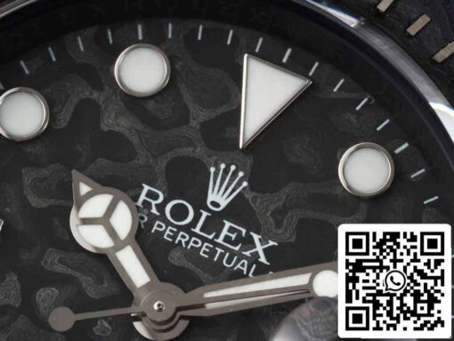 Rolex Sea-Dweller 1:1 Best Edition Diw Factory Carbon Fiber Black Strap - Imagen 7