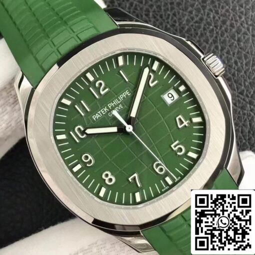 Patek Philippe Aquanaut 5168G 1:1 Best Edition 3K Factory Green Dial – Image 3