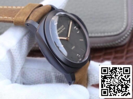 Panerai Luminor PAM375 ZF Factory Mechanical Watches 1:1 Best Edition Swiss ETA P3000 PVD Plated Titanium Case - Image 5