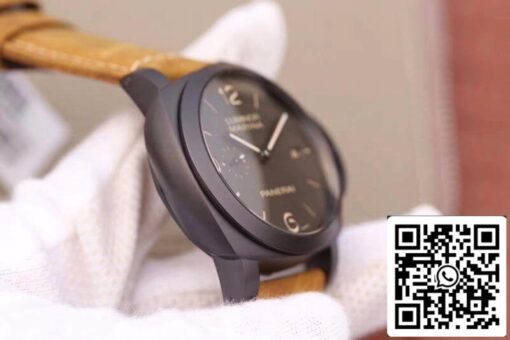 Panerai Luminor PAM386 VS Factory 1:1 Best Edition Swiss ETA P9000 Superlumed Gray Dial and Hands - Image 6