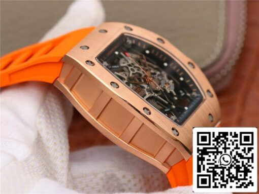 Richard Mille RM035 Americas KV Factory 1:1 Best Edition Orange Strap – Bild 7