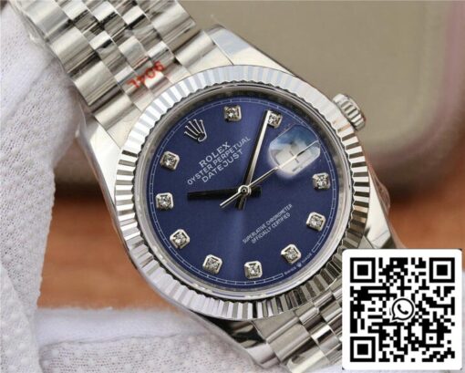 Rolex Datejust M126234-0037 1:1 Best Edition GM Factory Diamond-set Blue Dial - 이미지 4