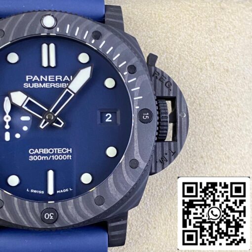 Panerai Submersible PAM01232 1:1 Best Edition VS Factory Blue Dial - Image 6