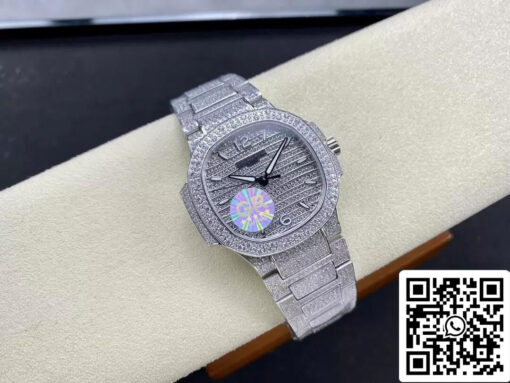 Patek Philippe Aquanaut 7118/1450G-001 1:1 Best Edition GR Factory Diamond Dial - Image 6