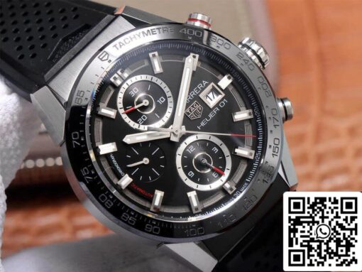 TAG Heuer Carrera CAR201Z.FT6046 1:1 Best Edition XF Factory Black Dial - Imagen 8