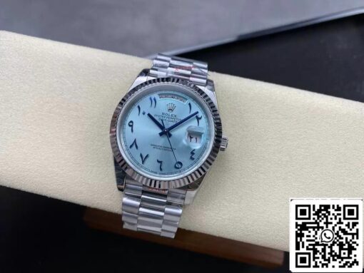 Rolex Day Date M228236 1:1 Best Edition GM Factory V2 Middle Eastern Blue Dial - 이미지 7