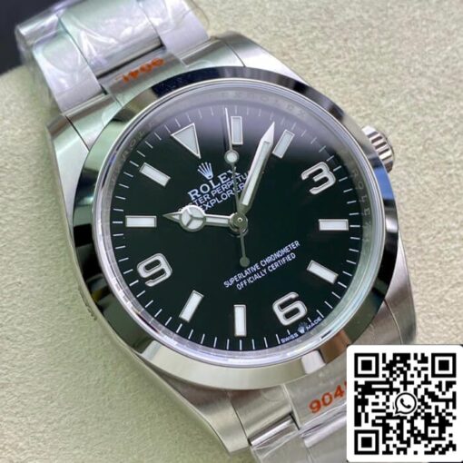 Rolex Explorer M124270-0001 36MM 1:1 Best Edition EW Factory Black Dial - Image 7