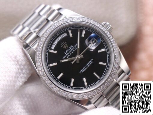 Rolex Day Date M228349RBR-0002 1:1 Best Edition EW Factory 18ct White Gold - 이미지 10