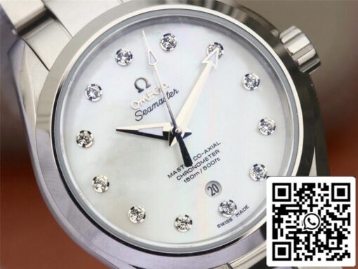 Omega Seamaster 231.10.34.20.55.002 Aqua Terra 150M 1:1 Best Edition 3S Factory White Dial - Image 4