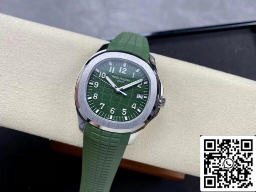 Patek Philippe Aquanaut 5168G-010 1:1 Best Edition 3K Factory V2 Version Green Dial - Image 6