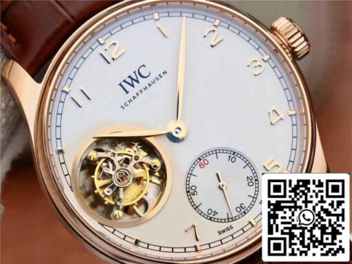 IWC Portuguese Tourbillon IW546302 1:1 Best Edition ZF Factory Silver Dial - Image 8