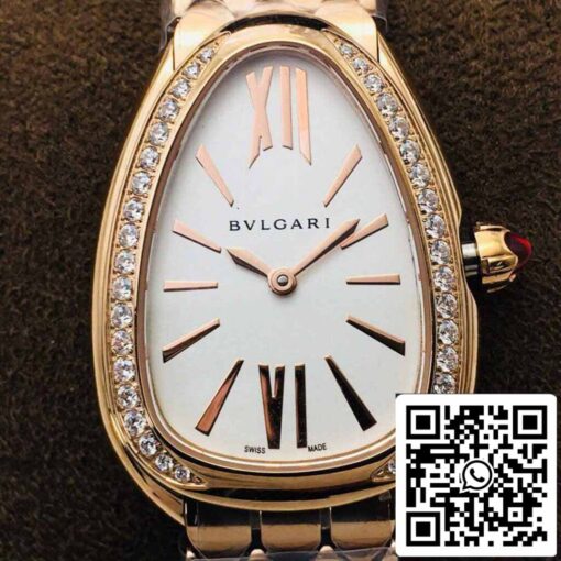 Bvlgari Serpenti 103146 1:1 Best Edition BV Factory Silver White Dial - Image 7