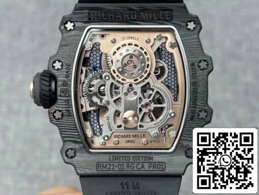 Richard Mille RM21-01 1:1 Best Edition RM Factory Tourbillon Skeleton Dial - Image 3