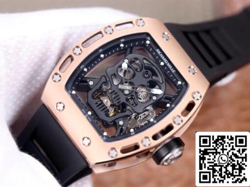 Richard Mille RM52-01 Tourbillon 1:1 Best Edition JB Factory Rose Gold Case — изображение 6