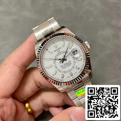 Rolex Sky Dweller M336934-0003 1:1 Best Edition ZF Factory White Dial - Image 3