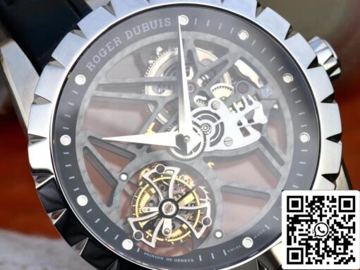 Roger Dubuis Excalibur RDDBEX0393 1:1 Best Edition JB Factory Tourbillon Skeleton Dial - Image 7