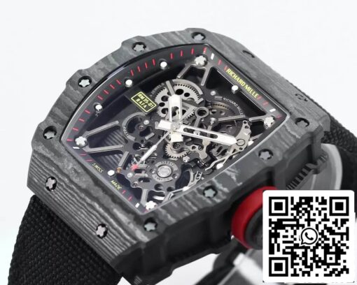 Richard Mille RM35-01 1:1 Best Edition BBR Factory Black Carbon Fiber Case – Bild 7