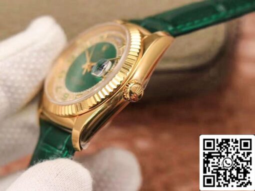 Rolex Day-Date 118138 1:1 Best Edition green dial with diamonds Swiss ETA2836 - 이미지 7