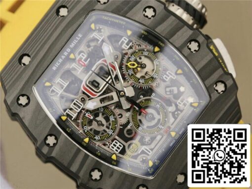 Richard Mille RM11-03 1:1 Best Edition KV Factory Carbon Fiber - Image 4