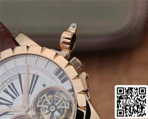 Roger Dubuis Excalibur RDDBEX0249 1:1 Best Edition JB Factory Tourbillon White Dial - 이미지 4