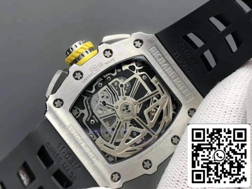 Richard Mille RM11-03 1:1 Best Edition KV Factory Titanium Case Rubber Strap - Image 4