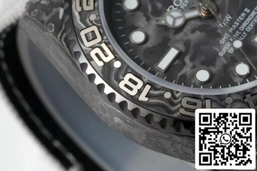 Rolex GMT-MASTER II Diw 1:1 Best Edition Carbon Fiber Fabric Strap - Image 5