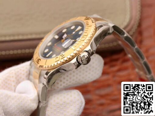 Rolex Yacht-Master 40mm 16623 1:1 Best Edition Swiss ETA2836 Gold Wrapped Blue Dial - Imagen 4