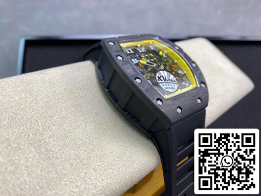 Richard Mille RM-011 1:1 Best Edition KV Factory Yellow Strap — изображение 6