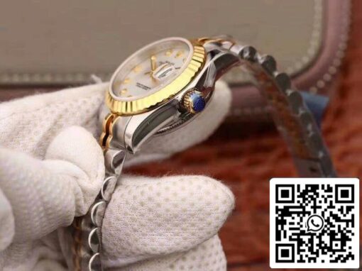 Rolex Lady Datejust 28MM 1:1 Best Edition Swiss Original Imported NH05 18K Gold Plated - Image 6