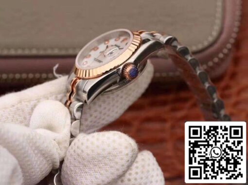 Rolex Lady Datejust 28MM 1:1 Best Edition Swiss NH05 Rose Gold Plated - Image 6