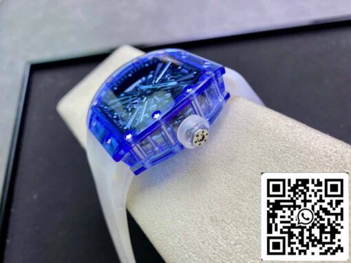 Richard Mille RM12-01 1:1 Best Edition RM Factory Tourbillon Sapphire Clear Version - Image 5