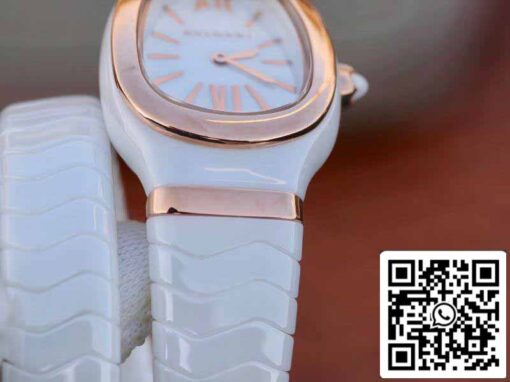 Bvlgari Srpenti Spiga 102886 1:1 Best Edition BV Factory Rose Gold No Diamond Swiss Quartz Movement - Image 5