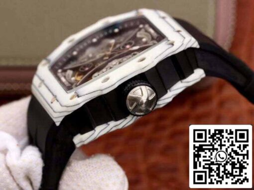 Richard Mille Pablo Mac Donough RM53-01 1:1 Best Edition Swiss ETA Imported mechanical movement Skeleton Dial Black rubber strap - Image 4