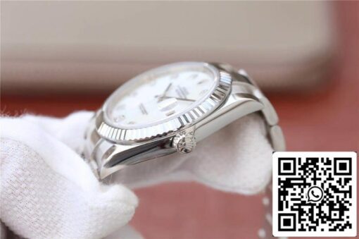 Rolex Datejust M126334-0019 1:1 Best Edition EW Factory White Mother-Of-Pearl Dial - Image 5