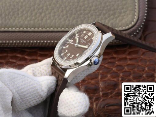 Patek Philippe Aquanaut 5067A-023 1:1 Best Edition PPF Factory Diamond Brown Dial — изображение 5