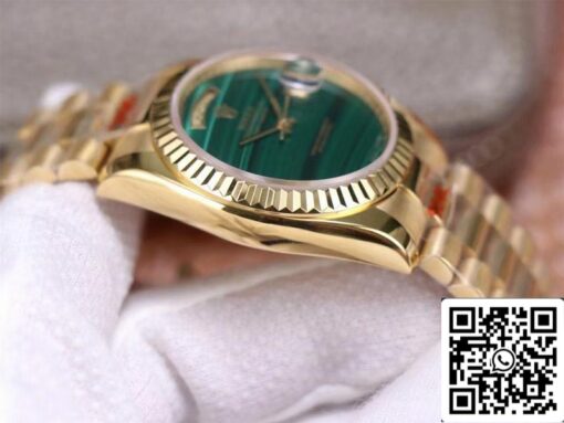 Rolex Day Date President 18238 1:1 Best Edition Malachite Green Dial Swiss Movement - 이미지 6