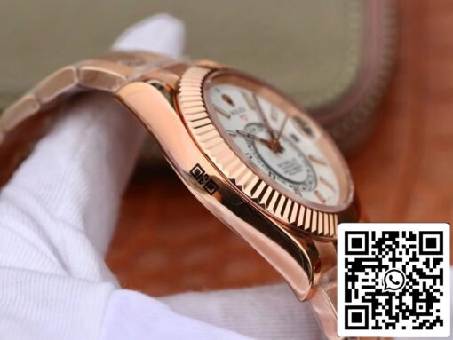 Rolex Sky Dweller M326935-0005 Best 1:1 Edition Noob Factory Rose gold - Image 6