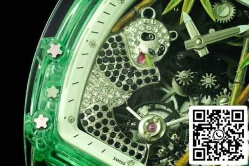 Richard Mille RM26-01 Tourbillon  Best 1:1 Edition RM Factory Green Transparent Case - Image 5