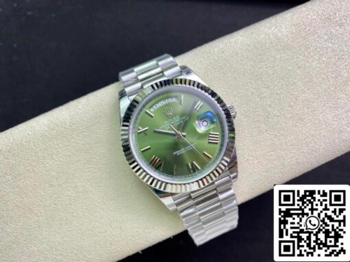 Rolex Day Date M228239-0033 1:1 Best Edition EW Factory Olive Green Dial - 이미지 6