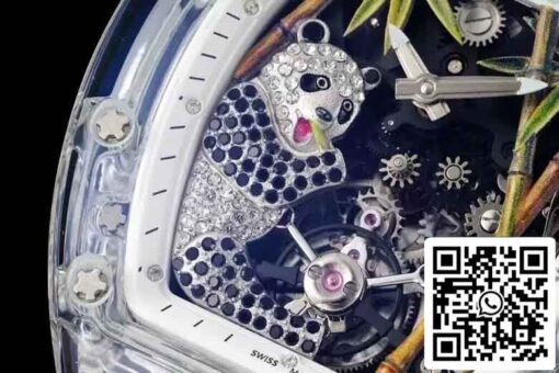 Richard Mille RM26-01 Tourbillon Replica Best Edition RM Factory Rubber Strap - Image 6