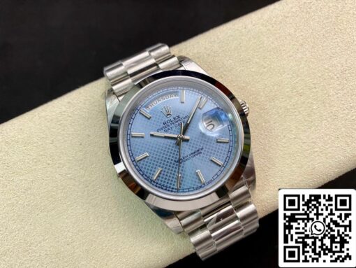 Rolex Day Date M228206-0004 1:1 Best Edition EW Factory Light Blue Dial - 이미지 5