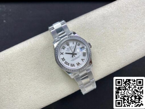 Rolex Datejust M278384RBR-0013 31MM 1:1 Best Edition EW Factory White Dial - Image 5