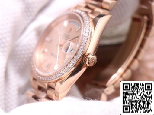 Rolex Day Date M228345RBR-0007 1:1 Best Edition EW Factory Rose Gold - Imagen 7