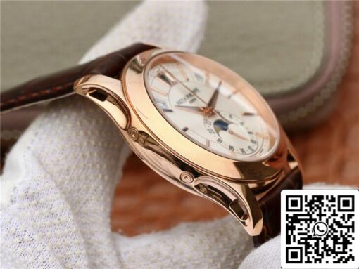 Patek Philippe Complications 5205R-001 1:1 Best Edition KM Factory Milky White Dial - Image 14