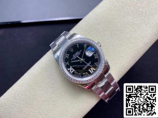 Rolex Datejust 36MM 1:1 Best Edition EW Factory Black Dial - Image 6