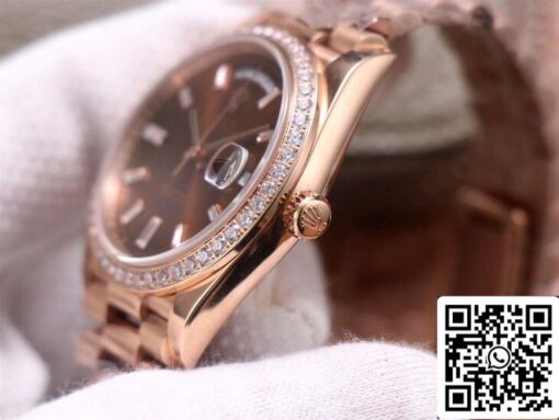 Rolex Day Date M228345RBR-0006 1:1 Best Edition EW Factory Rose Gold - 이미지 8