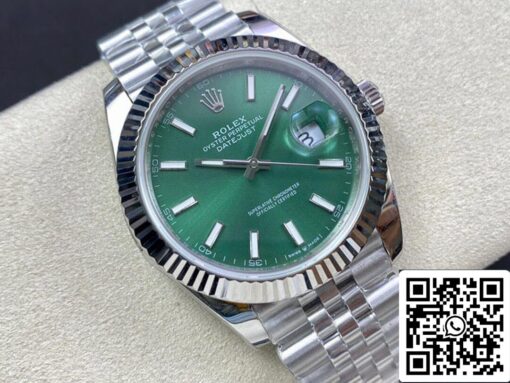 Rolex Datejust M126334-0028 41MM 1:1 Best Edition EW Factory Green Dial – Bild 6