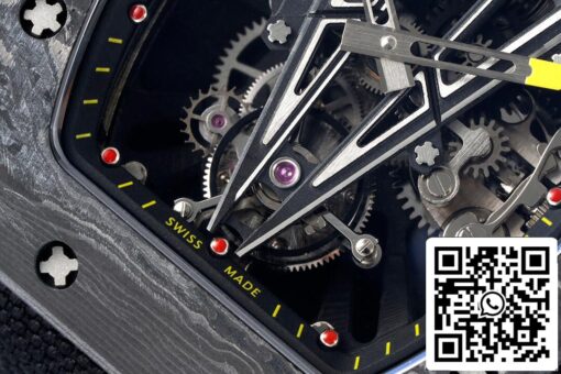 Richard Mille RM27-03 Rafael Nadal Tourbillon 1:1 Best Edition RM Factory Skeleton Dial - Image 6