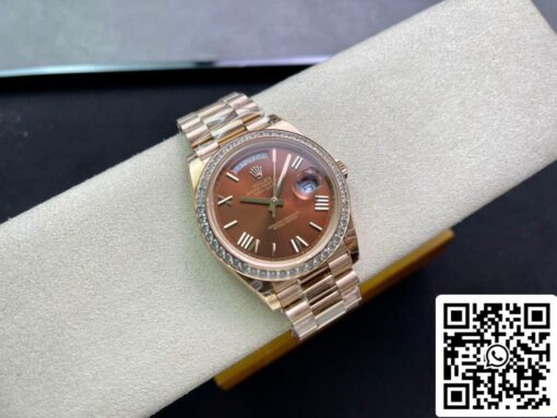 Rolex Day Date M228345RBR-0009 1:1 Best Edition EW Factory Brown Dial - 이미지 6