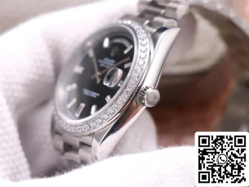 Rolex Day Date M228349RBR-0003 1:1 Best Edition EW Factory Black Dial - 이미지 8